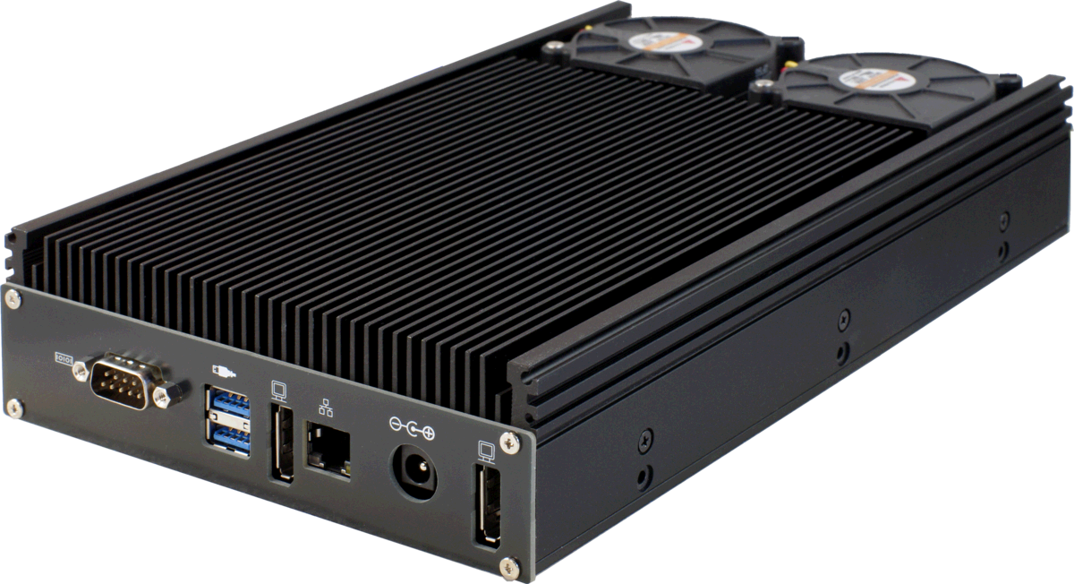 (image for) Mini PC, Intel 14th, 2.5GB LAN, 2 DP, 4x NVMe SSD, 12-48V