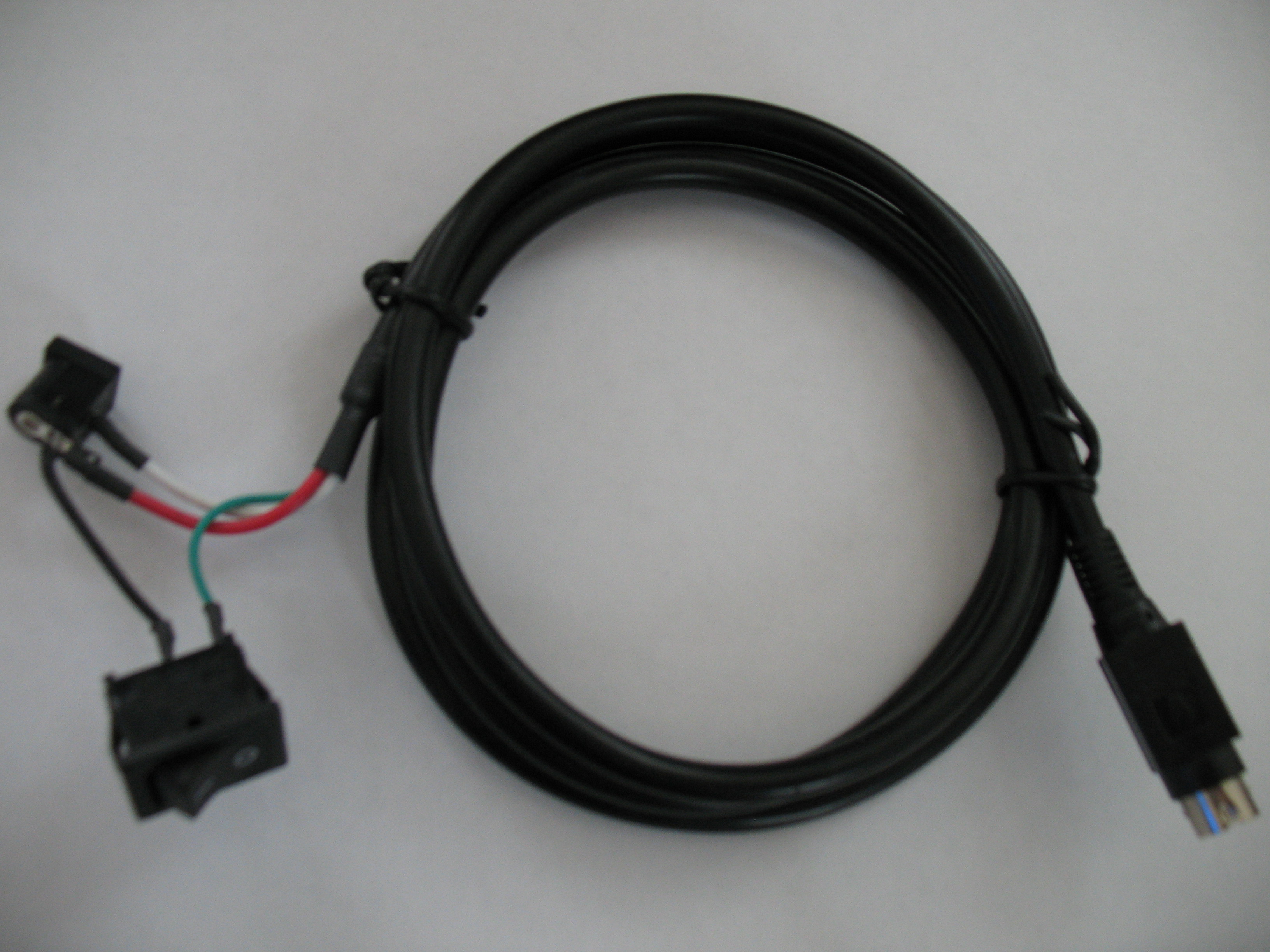 (image for) Coverter cable for LOGISYS car pc M635FC/C to AC adapter