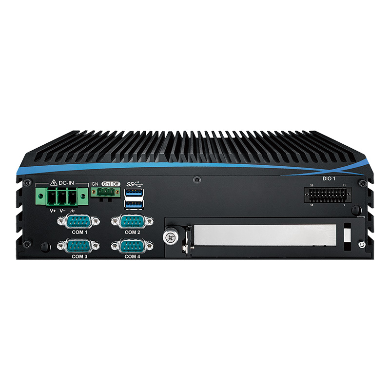 (image for) Mini Fanless PC LG-PX1000FE, Intel 9th Gen. 1 PCIe slot, wide temp, 3 display, ignition