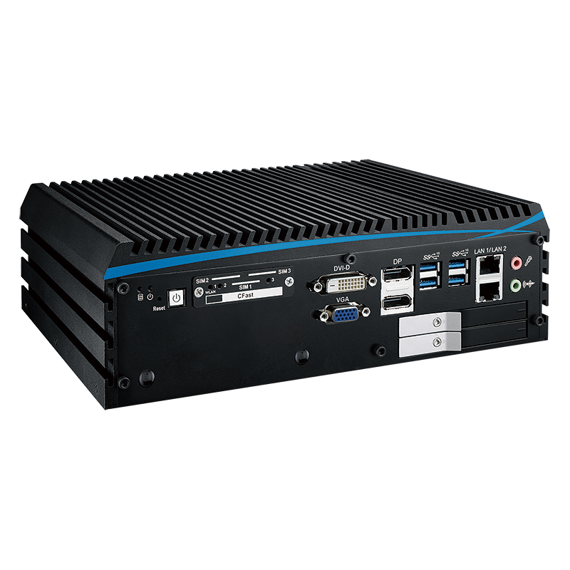 (image for) Mini Fanless PC LG-PX1000FE, Intel 9th Gen. 1 PCIe slot, wide temp, 3 display, ignition