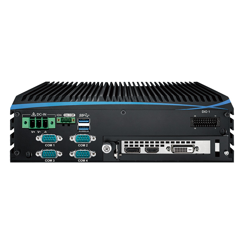 (image for) Mini FANLESS LG-P1000F-GTX1650 Intel 9th i7, 8K 3x DP, HDMI, DVI, Optn Ignition Control