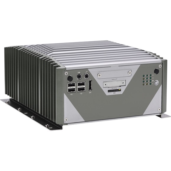 (image for) Mini Fanless Industry PC, LG-P190FH2, Intel 9th, 2 PCI slots, 3 LANs, HDMI DP DVI, 9V-30V