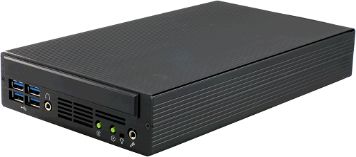 (image for) *New Mini Car PC, LG-P695C, 12V-48V, Intel 9th gen. i7/i5/i3, DVI+DP