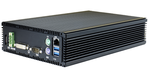 (image for) *Mini Fanless PC LG-P695F, Intel i7 9th gen. DVI+ DP ports, Optn 12V-48V